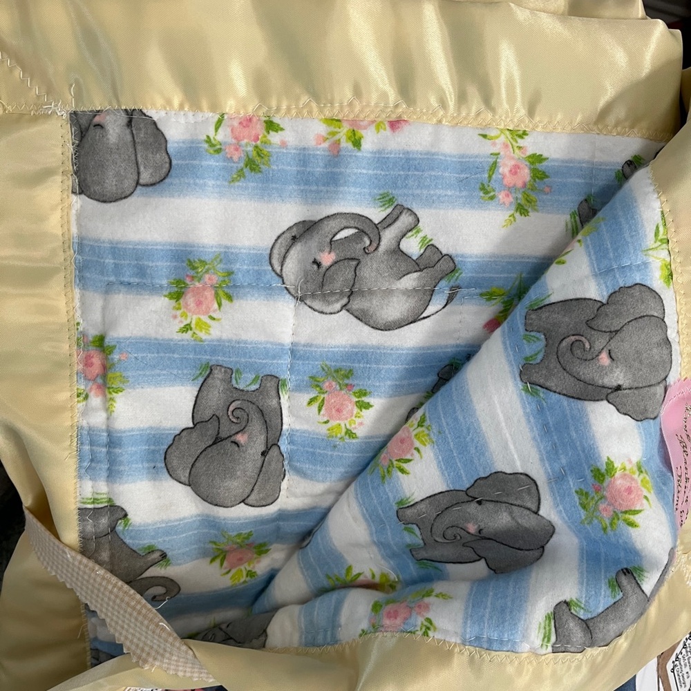Handmade & curated in Charleston,SC crib size baby quilt jungle theme - Picture 2 of 4